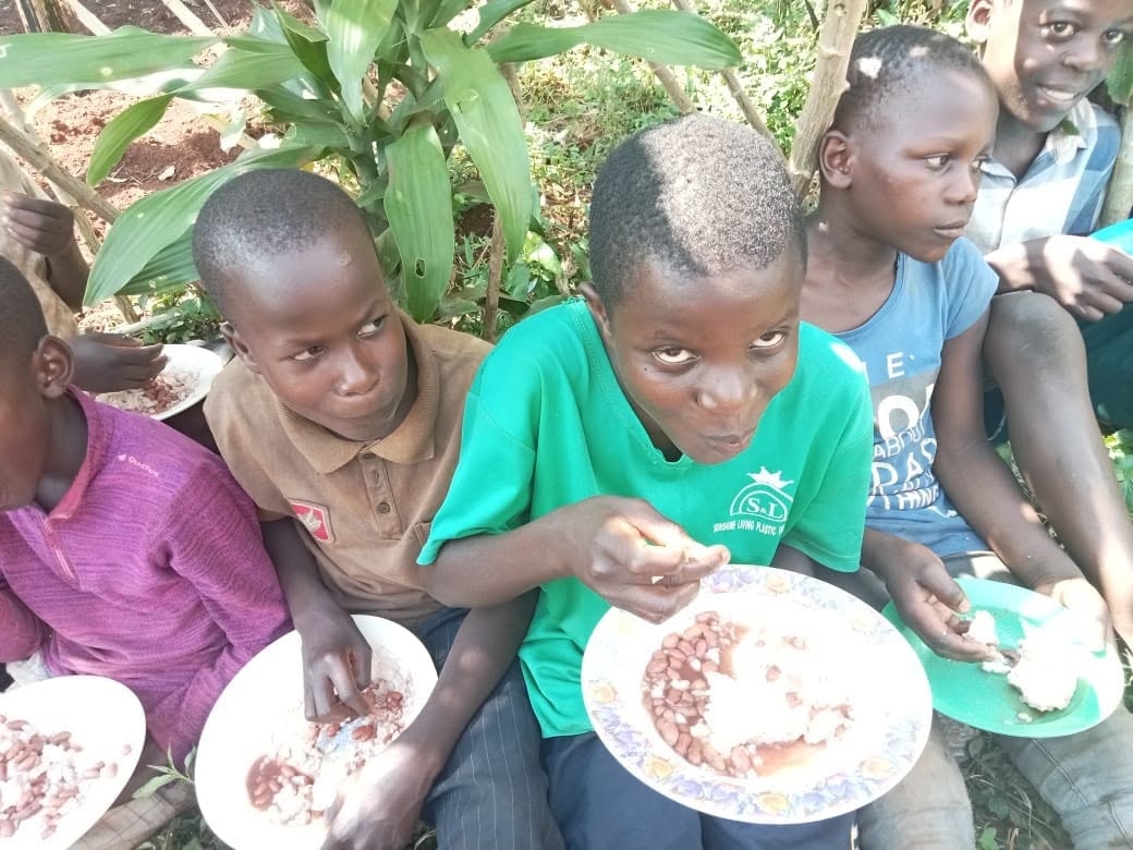 Children eating