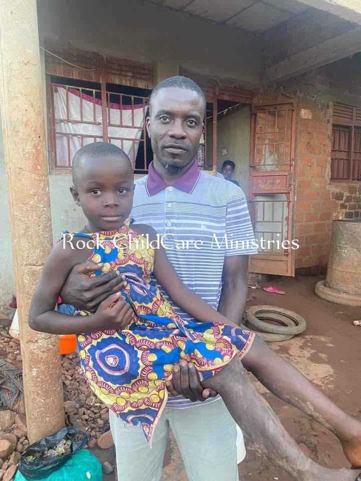 Founder with a child